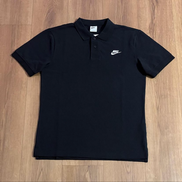 Black nike hot sale polo