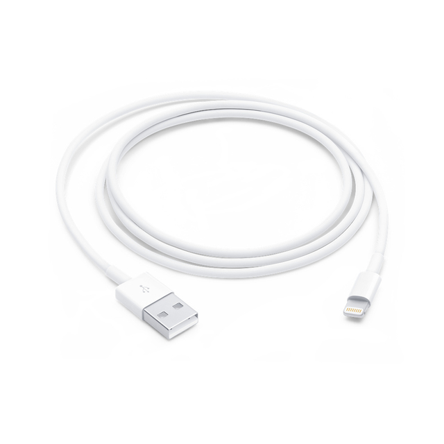 Cable Apple Lightning MXLY2ZM 1m Para Carga y Sincronización de iPhone