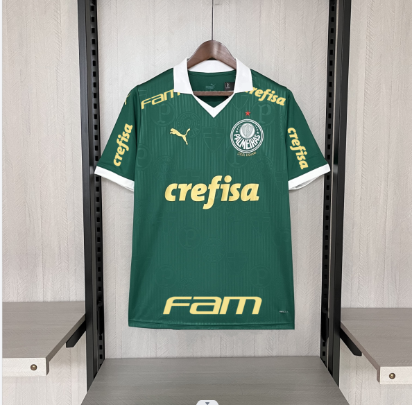 Camisa Palmeiras Com Patrocinios Puma I 24/25 Torcedor Verde