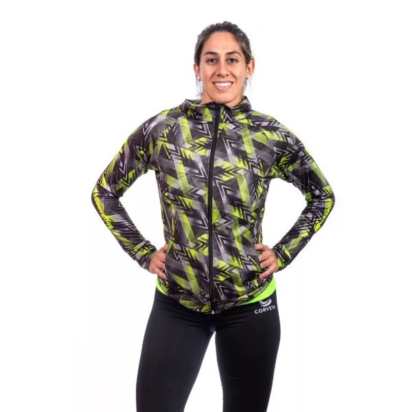 Campera Deportiva Mujer Corveth Estampado