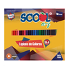 Lápices de Colores Scool 24+4 piezas Redondos