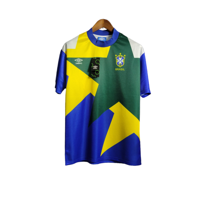 Camisa Seleção Brasileira Retrô 91/94 - Torcedor Umbro Masculina -  Multicolorida