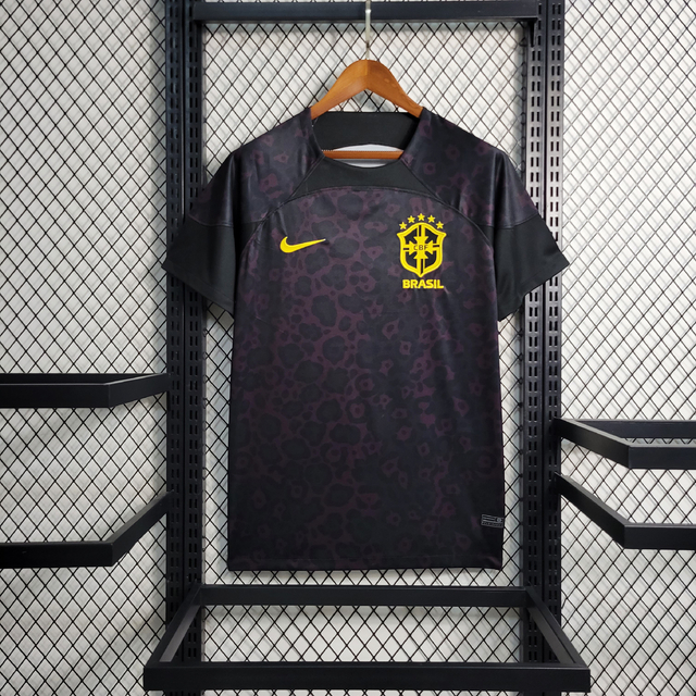Camisa Brasil I 22/23 Torcedor Nike Masculina - Amarela