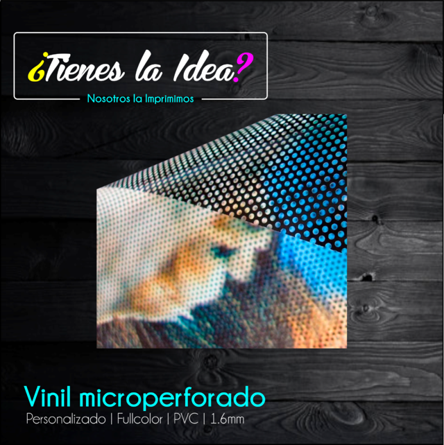 Vinilo microperforado para ventanas - Copistería Telex 24