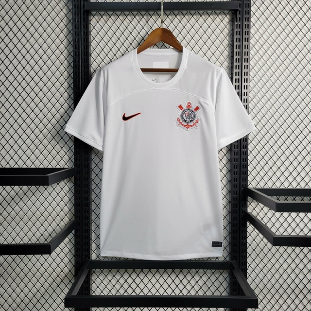 Camisa Corinthians Nike Uniforme I 23/24 Branco DX2699