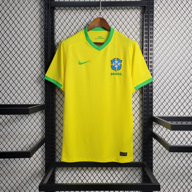 Camisa seleção Brasil I 23-24 - Nike Torcedor Masculina - Amarelo