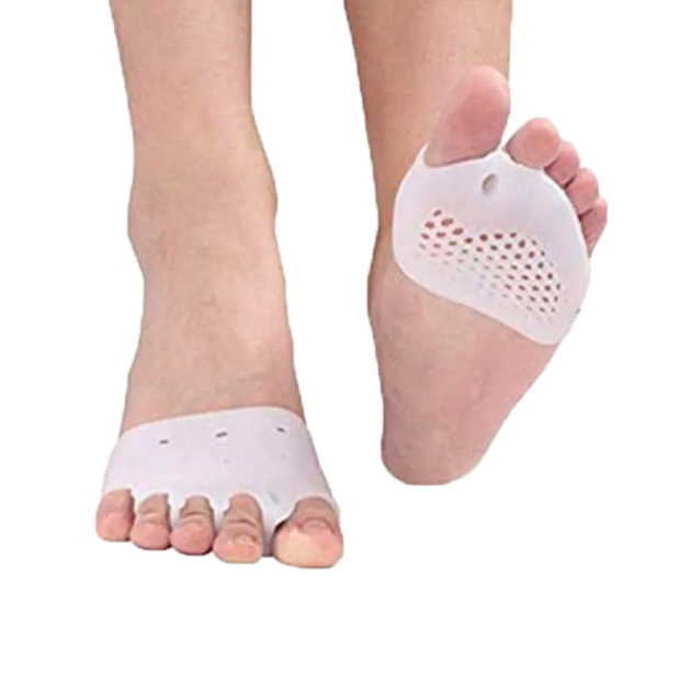 PROTECTOR METATARSO ALMOHADILLA PLANTAR GEL SILICONA POR PAR