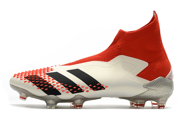 Chuteira Adidas Predator 20 FG Vermelho Branco