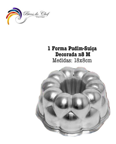 Forma de Pudim Dulce Ø18 cm