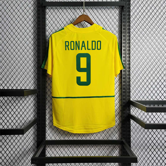 Camiseta retro Brasil 2002 (Ronaldo) #INSTACAMISETAS #camisetss