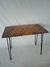 Mesa em madeira e ferro - grafitada