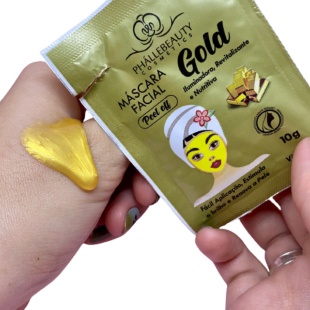 Máscara facial Gold Peel Off PhálleBeauty