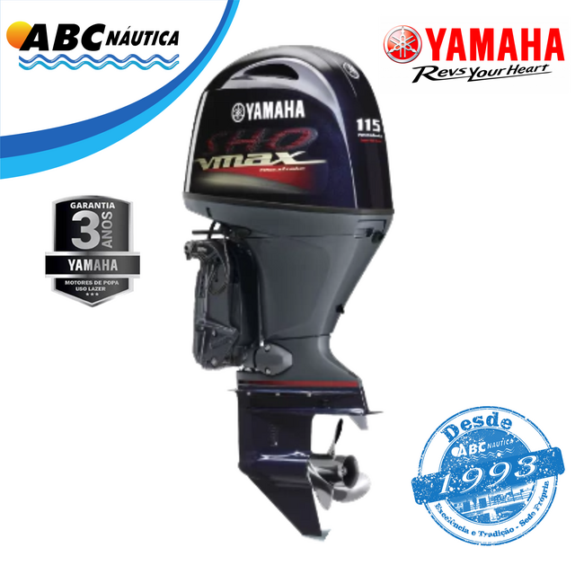 Motor De Popa Yamaha Vmax 115 Hp 4 Tempos 5553