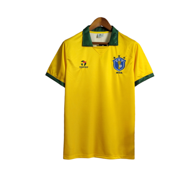 Camisa Brasil Home (1) 1988/90 Topper Retrô Masculina