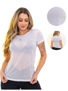 Camiseta feminina dry fit branca