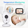 DBIT-Câmera de Vigilância Wi-Fi, Monitor de Bebê, Display LCD, Vídeo Porteir
