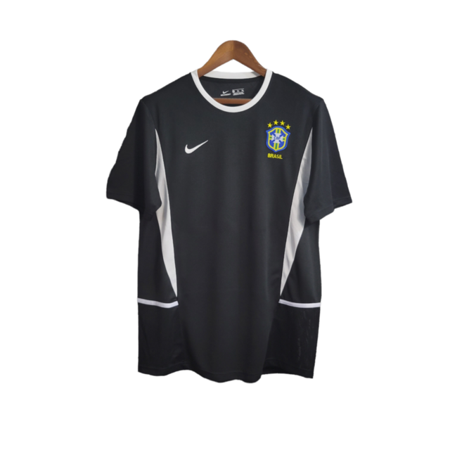 Camisa Retrô 2002 Seleção Brasileira I Nike Masculina - Amarela