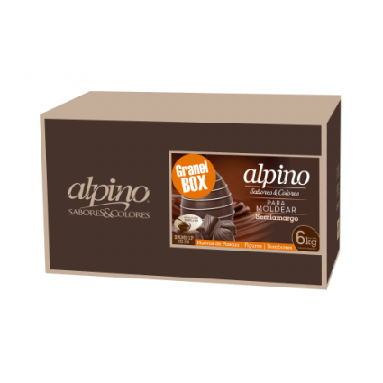 Chocolate Baño de Reposteria Semiamargo x 6 kg A GRANEL ALPINO LODISER