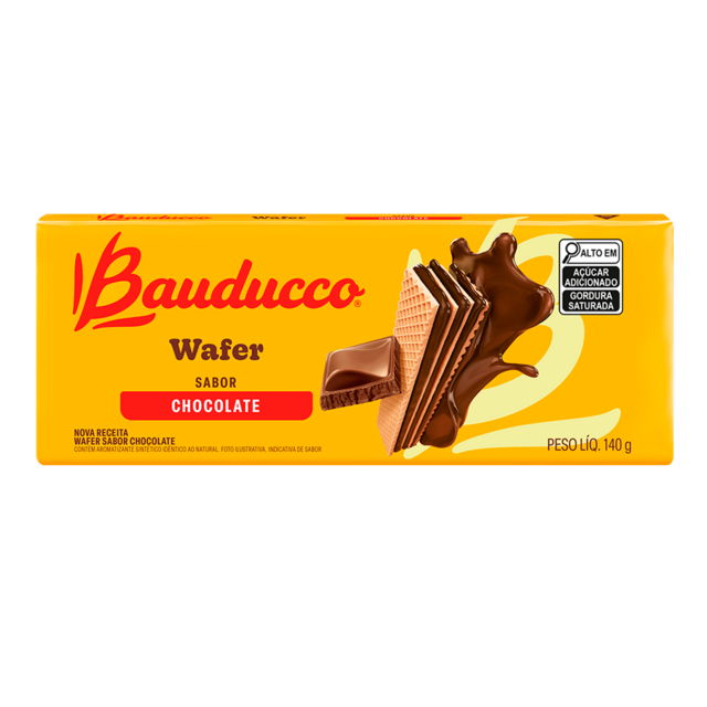 Biscoito Recheadinho Sabor Chocolate Bauducco 112g