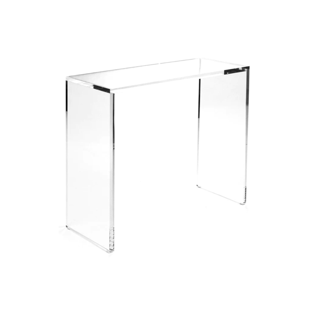 Mesa De Console Em Acr Lico Cristal