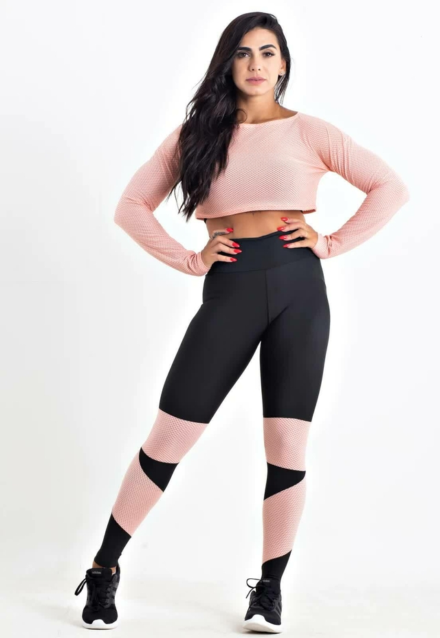 Conjunto Cropped e Calça Legging - Extrema Fitness