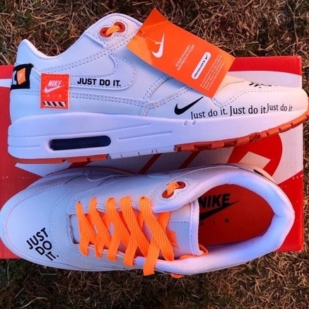 Tenis air max fashion laranja