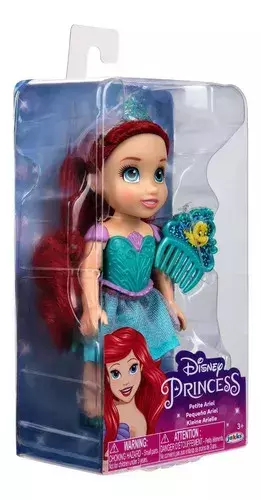 Muneca Disney Princesa Mini 15cm Ariel Sirenita