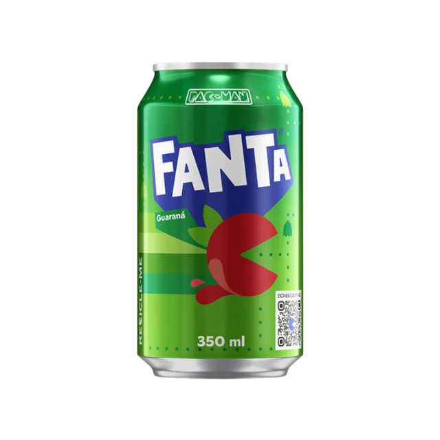 Fanta Guaran Pac Man Lata Ml Uni Astrobaks