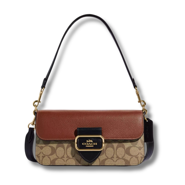 Coach outlet monogram shoulder crossbody bag