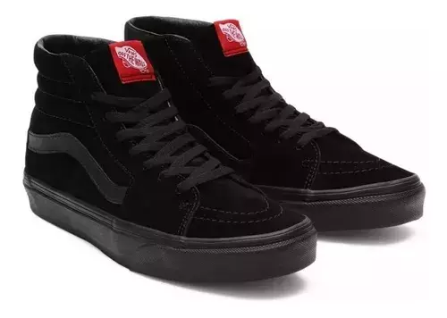 Vans botitas negras new arrivals