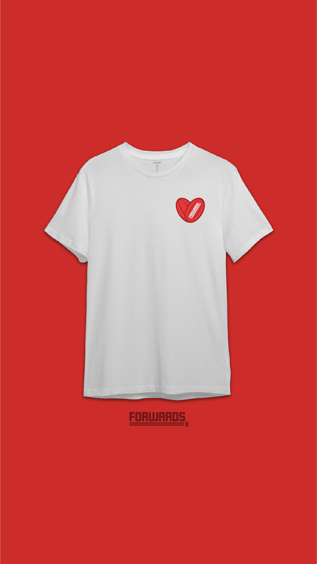 CORAZON Opcion remera Blanca Forwards 8