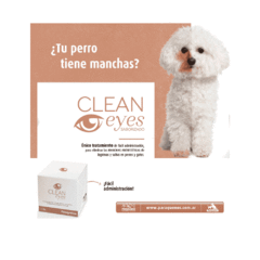 Clean eyes limpia manchas en las mascotas por via oral