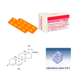 El Megestrol del Laboratorio Lamar es un progestageno via oral de efecto anticonceptivo en perras y gatas