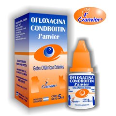 Ofloxacina condroitin colirio - Gotas oftalmicas con antibiotico para mascotas
