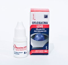 Ofloxacina al 0.3% - Colirio - Solucion Oftalmica para caninos y felinos