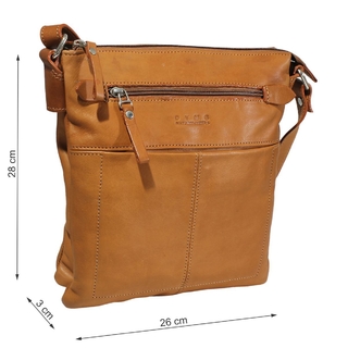 Morral DYMS cuero. Tres compartimentos - A 4360