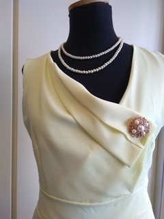 Vestido Amapola suave amarillo - comprar online