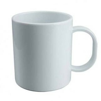 TAZA BLANCA DE POLIMERO PREMIUM – SubliTextil