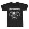 CAMISETA JACKDEVIL - "AVATAR" (INCLUI POSTER PROMOCIONAL DA BANDA + ADESIVO AVATAR PRETO)