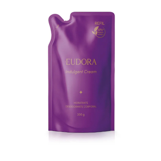 Refil Creme Hidratante Eudora Corporal Indulgent Cream 200g)