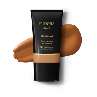 Base Eudora Líquida Glam Skin Control Cor 55 30ml