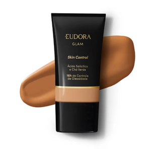 Base Eudora Líquida Glam Skin Control Cor 45 30ml