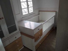 Imagen de Juego de Dormitorio Super Premium Combinado detalles madera