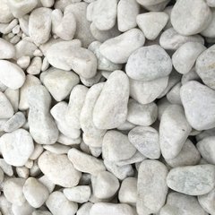 Piedra mármol blanco rodado - comprar online