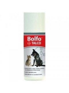 TALCO INSECTICIDA BOLFO BAYER- Insecticida en talco para Perros y Gatos.