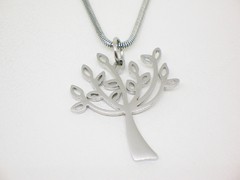 Collar Happy Tree - dije y cadena-- Acero - comprar online