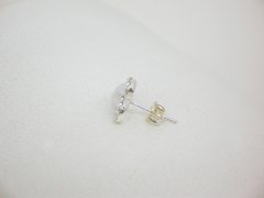 Aros Sueño blanco- Plata - comprar online