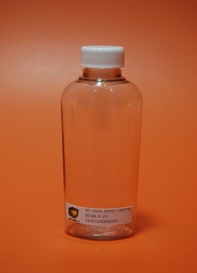 BOTELLA OVAL 250 ML. CRISTAL – Tapienvases