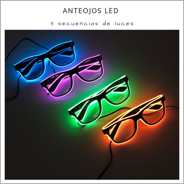 Gafas led hot sale