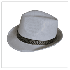 Sombrero Panama Basico Blanco - PACK X 10 - Panamá Cotillón